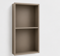Recessed Matte Greige Wall Niche Box – 30 × 60 cm